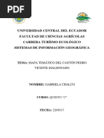 Informe Sig Mapa Del Cantón Pedro Maldonado