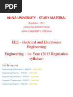 Regulation 2013 ANNA UNIVERSITY Important Question and Answers - STUDY MATERIAL, Notes