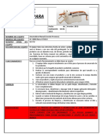 Ficha de Seguridad para Amarradora Manual (Procesos)