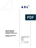 ASL, SB148 - SB158 SwitchBox & Driver Unit, - Manual - Iss - 5 PDF