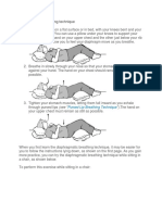 Diaphragmatic Breathing Technique