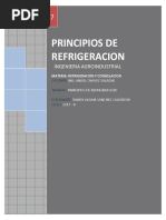 Principios de Refrigeracion