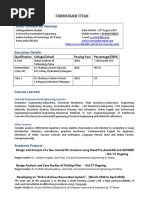 Goski Venkata Sai Swaroop: Curriculum Vitae