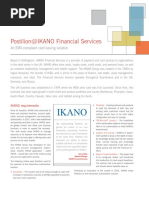 Case Study - Postilion@IKANO Financial Services (UK)