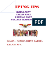 Ips Rumah Adat Tarian Adat Pakaian Adat Senjata Tradisional