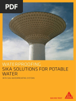 GCC Brochure WATERPROOFING Sika Solutions For Potable Water Low