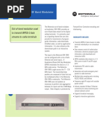 Out-Of-Band Modulator Used To Transmit MPEG-2 Data Streams To Cable Terminals