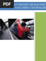 A Project Report On Electric Loco Shed, Tatanagar