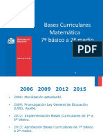 Presentación Bases Curriculares 7° Básico A 2° Medio - Matemática