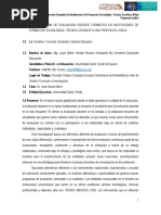 Sistema de Evaluación Docente Formativo en Instituciones de Formación Tecnológica - Técnica Con Base A Una Propuesta Lúdica (Universidad Santo Tomás de Aquino)