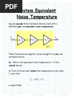 System Equivalent Noise Temperature