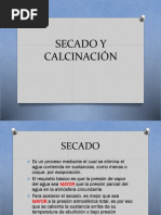 Secado y Calcinación