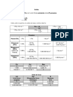 Unités (Pa Kpa Mpa Gpa)