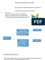 Organización Como Un Sistema Social Cooperativo