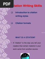 GNS 1203 - Citation Writing Skills