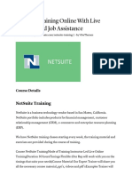 NetSuite Training