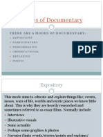 Modes of Documentary