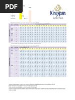 Kingspan Load Table rf175mm