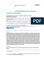 Finite Element Modelling of Steel Beams With Web Openings