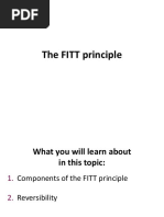 FITT Principle