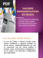 Valores Representativos de Deuda