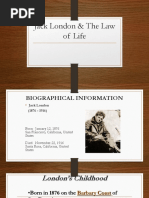 Jack London & The Law of Life