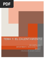 Tema 1 - El Calentamiento