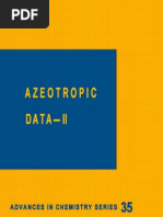 Azeotropic dataII