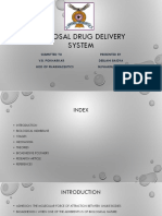 Mucosal Drug Delivery System