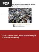 100 Days of The New Government: The Making of Manufacturing Driven Economy