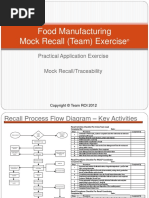 Mock Tracebility Exercise ASQ