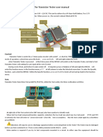 The Transistor Tester User Manual (Newly)