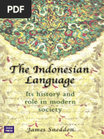 James N. Sneddon - The Indonesian Language Its History and Role Modern Society