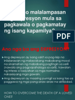 Paano Mo Malalampasan Ang Depresyon Mula Sa Pagkawala o Pagkamatay NG Isang Kapamilya?