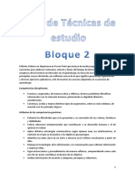 Tecnicas de Estudio Bloque 2