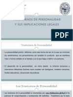 Trastornos de Personalidad e Implicaciones Legales Generalidades