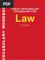 Check Your English Vocabulary For Law