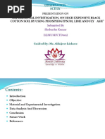 Experimental Investigation, On High Expensive Black Cotton Soil by Using Phosphogypsum, Lime and Fly Ash