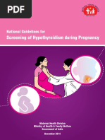 National Guidelines For Screening of Hypothyroidism During Pregnancy