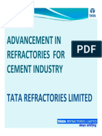 Advancement in Refactory - MR M C Pardhan, Tata Refactories