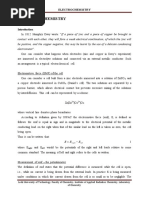 Electrochemistry