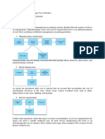 Accumulating and Assigning Cost To Product