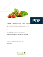 A Legal Framework For Plant Biostimulants and Agronomic Fertilisers Additives