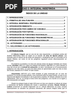 Unidad 3. Integral Indefinida PDF