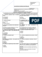 Evaluacion Ciencias Sistema Solar