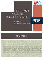 Diapositivas - Estudio de Caso Pruebas Psicologicas II