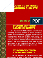 Student-Centered Learning Climate