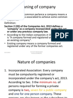 Company Law 2013