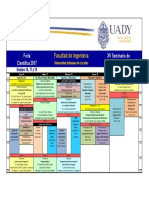 Programa Semana de La Facultad de Ingeniería de La Uady