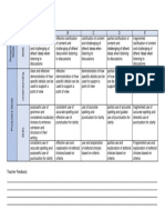 Year 6 Persuasive Writing Formative Assesment Rubric